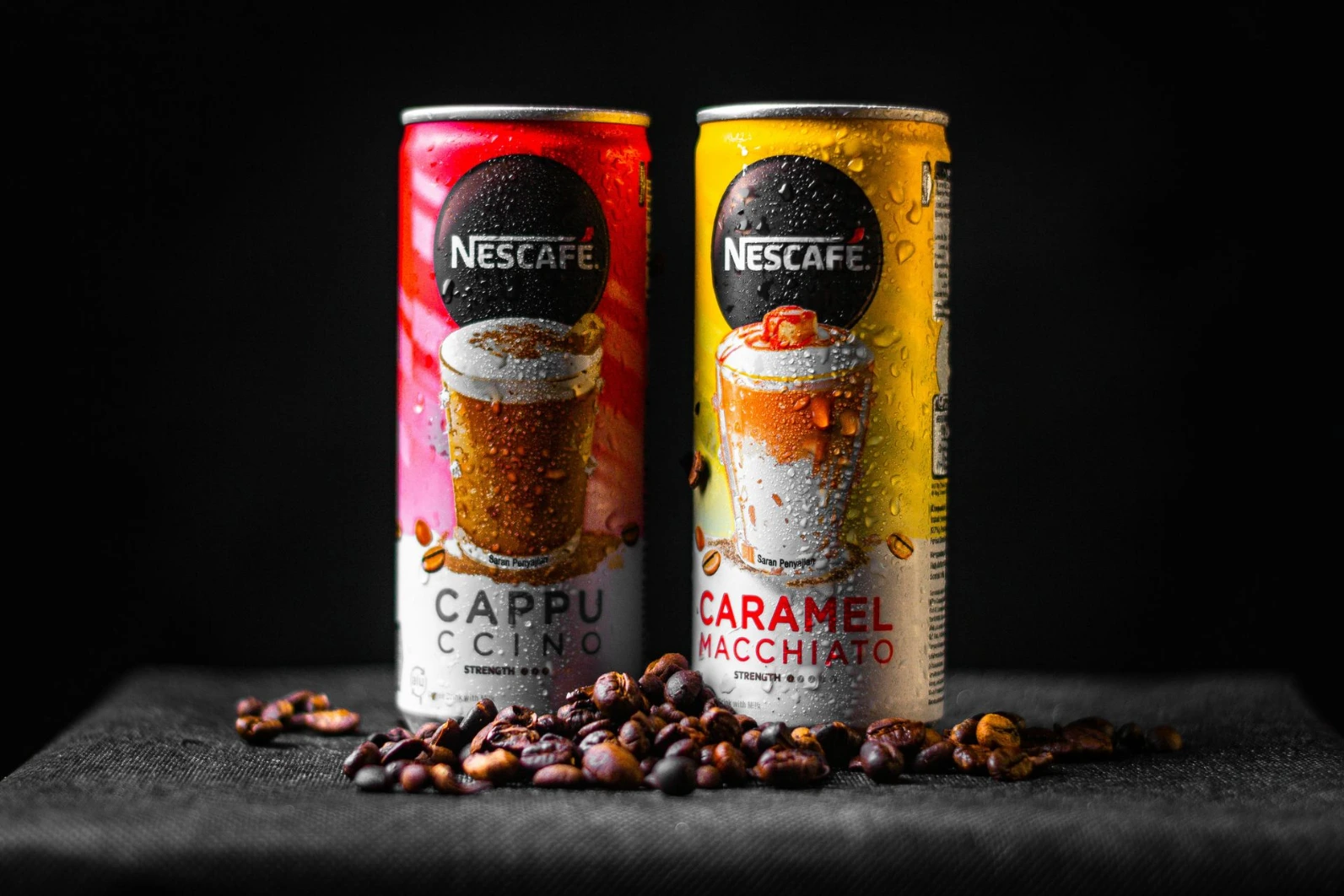 latas de nescafe listo para tomar