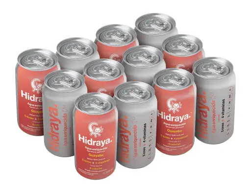 [HidrayaGuayaba12packTermo] Hidraya Agua Enriquecida 12 pack sabor Guayaba